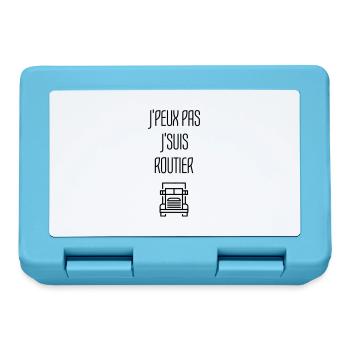 Trucker LKW Fahrer Routier Truck Camion Transport - Lunchbox - sapphire blue - Front