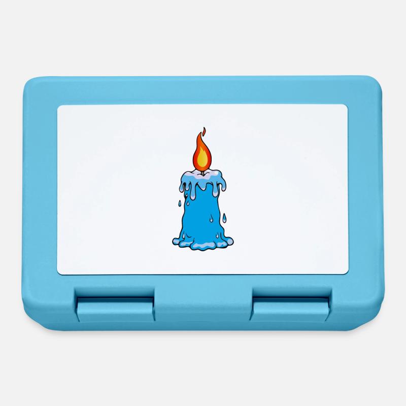 Bougies - Boîte à goûter - bleu saphir