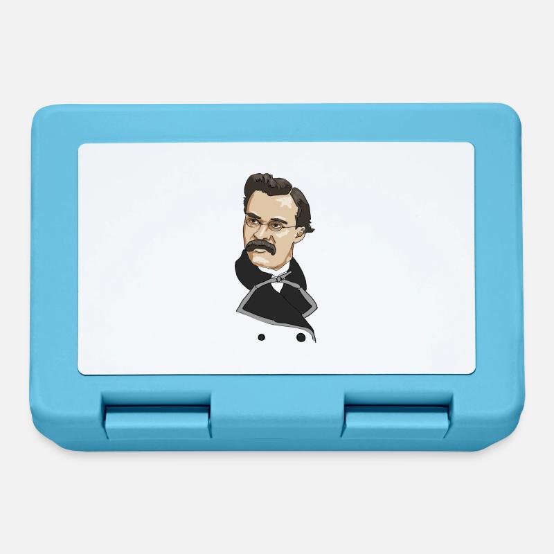 Nietzsche - Boîte à goûter - bleu saphir