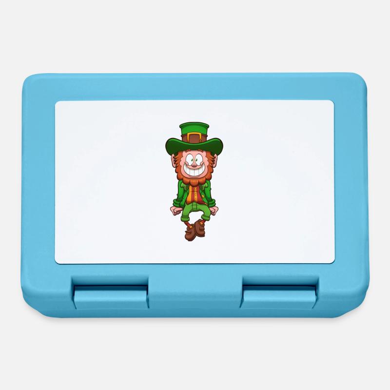 Dancing Leprechaun - Lunchbox - sapphire blue