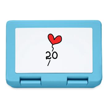 20. 20 YEARS. 20th ANNIVERSARY. 20TH ANNIVERSARY. - Lunchbox - sapphire blue - Front