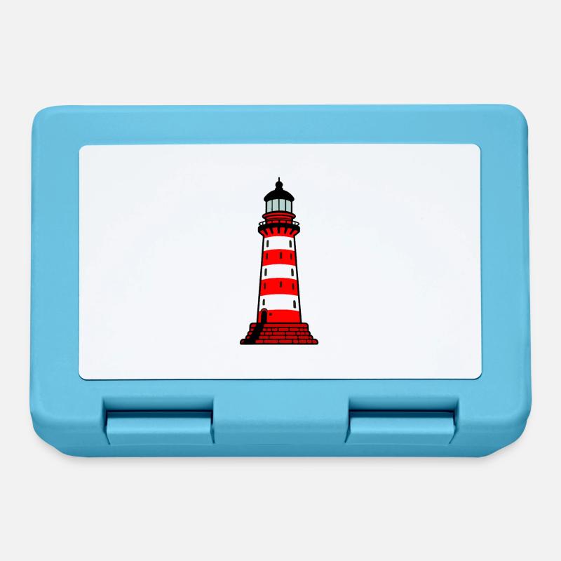 Phare - Boîte à goûter - bleu saphir
