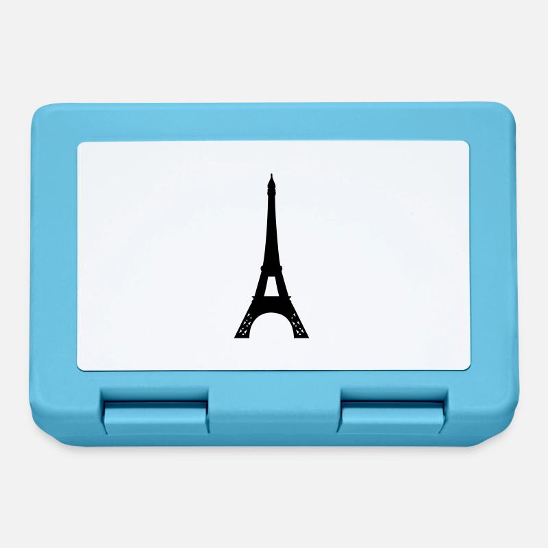 eiffel tower - paris - Lunchbox - sapphire blue