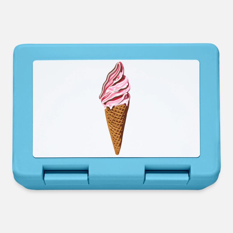 Ice cream cone - Lunchbox - sapphire blue