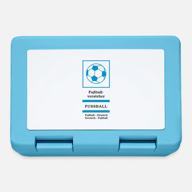 Fußballversteher - Brotdose - Saphirblau
