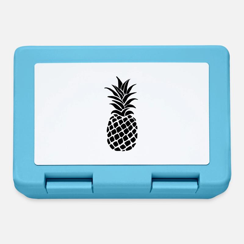 pineapple - Lunchbox - sapphire blue