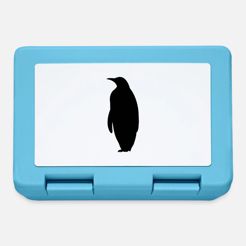 pinguin - Brotdose - Saphirblau