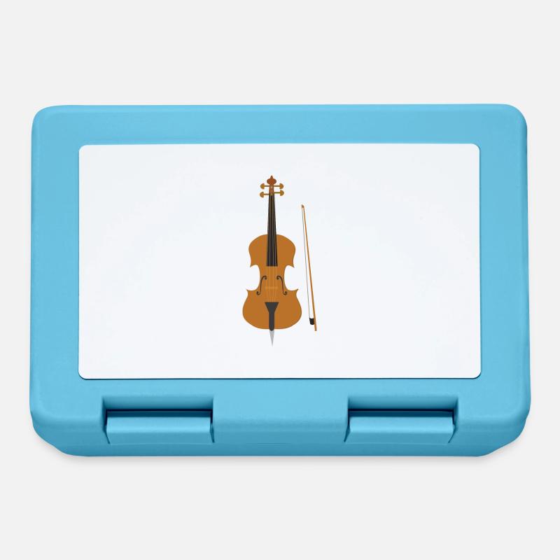 violoncelle - Boîte à goûter - bleu saphir