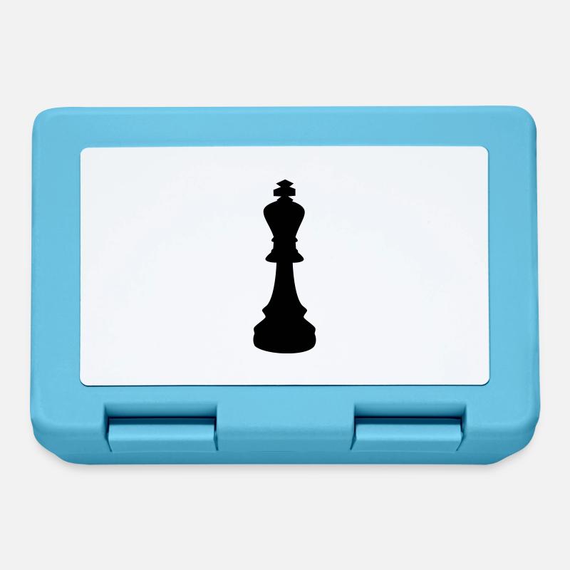 Chess king - Lunchbox - sapphire blue