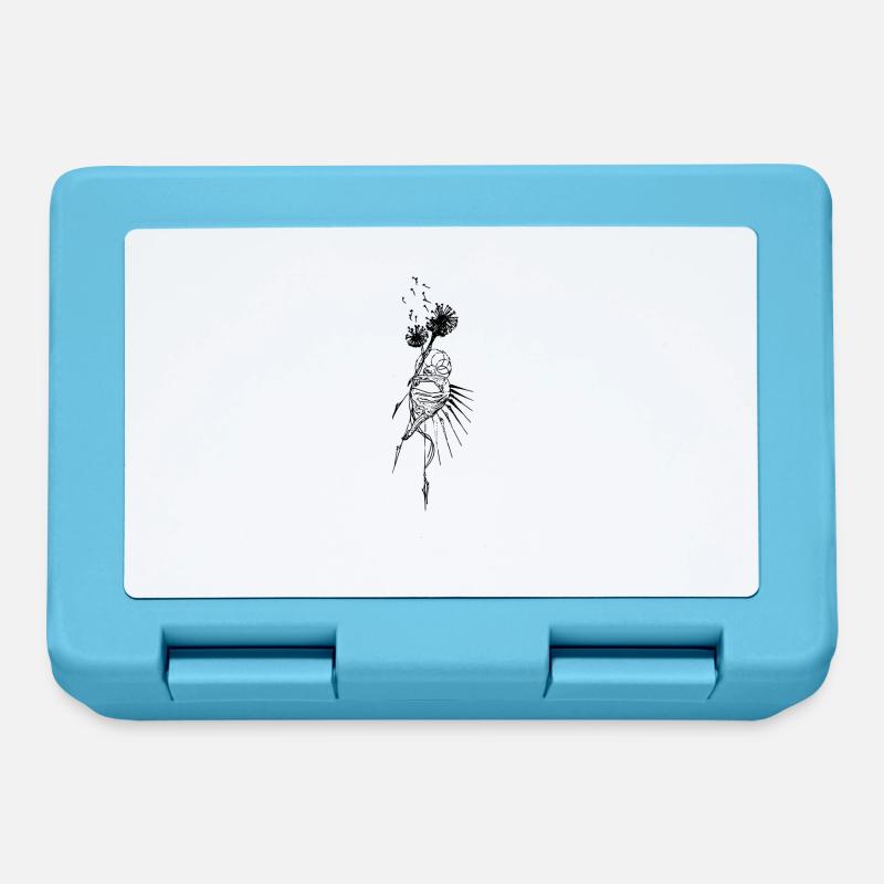 Dandelion dance - Lunchbox - sapphire blue