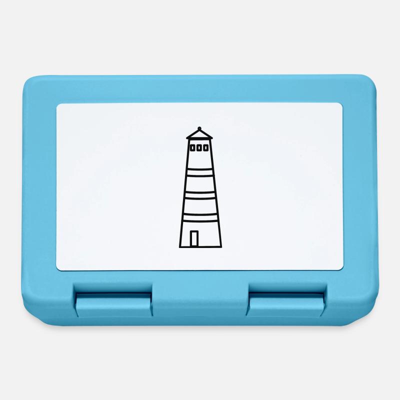 Lighthouse - Brotdose - Saphirblau