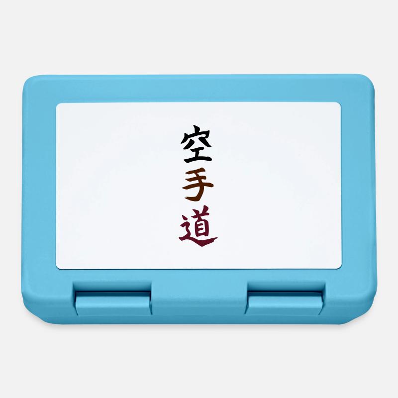 karatedo japonais - Boîte à goûter - bleu saphir