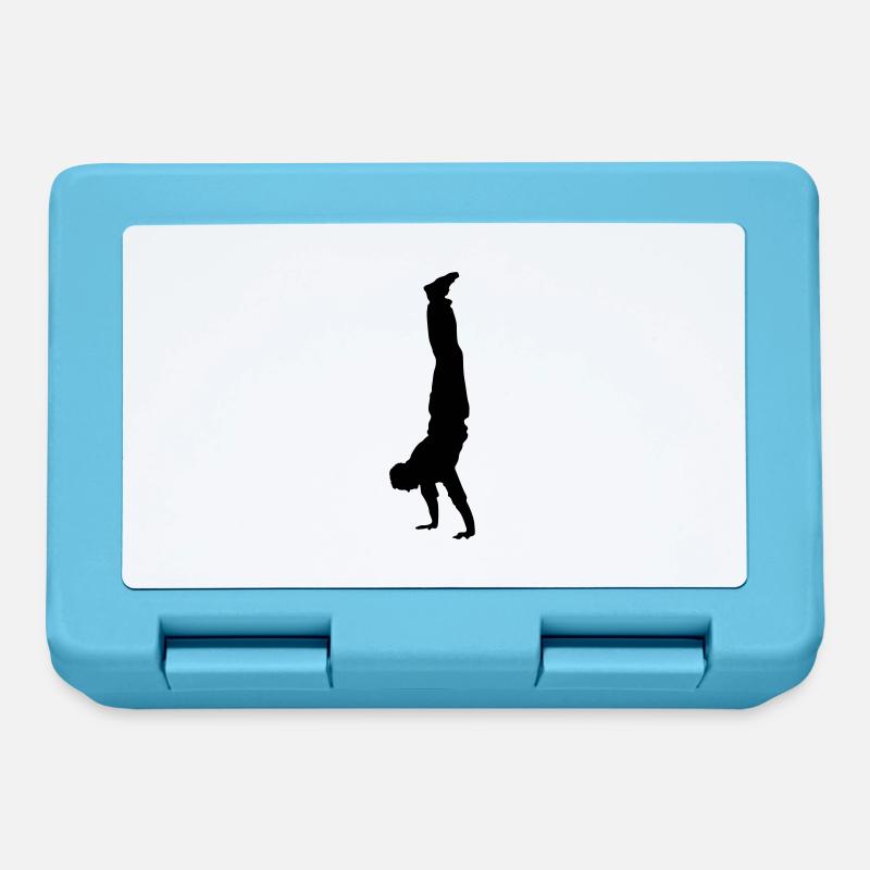 handstand - Brotdose - Saphirblau