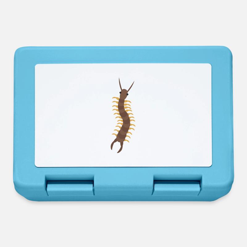 Mille-Pattes - Boîte à goûter - bleu saphir