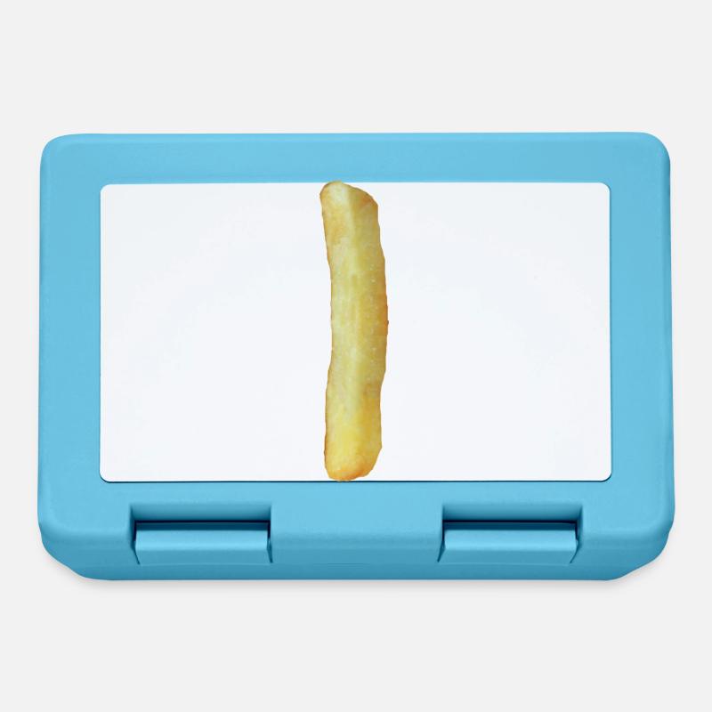Pommes eins - Brotdose - Saphirblau