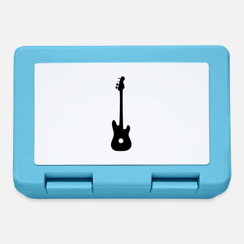 guitare - Boîte à goûter - bleu saphir