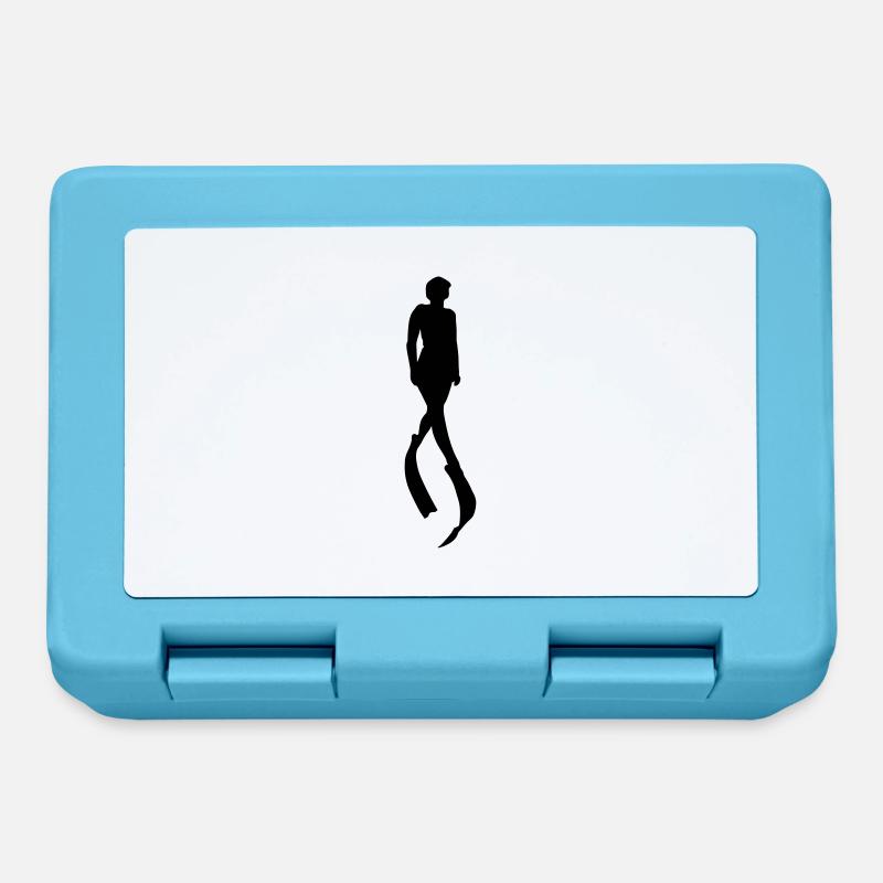 diver freedive 2 - Brotdose - Saphirblau