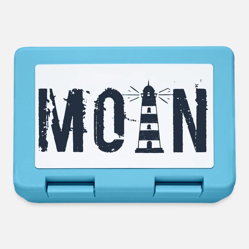 Moin - Phare - Boîte à goûter - bleu saphir