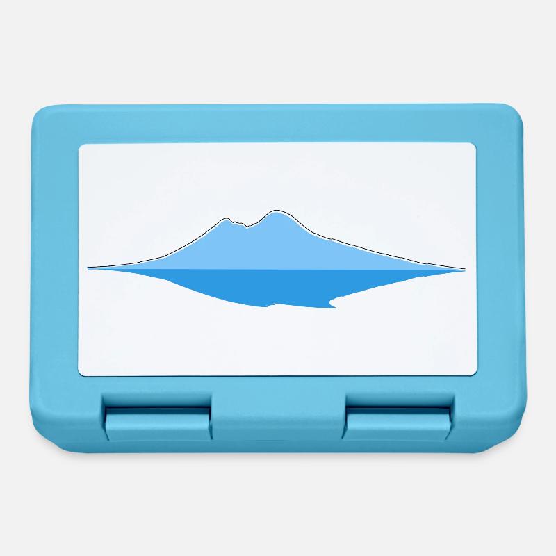 Naples, Vésuve - Boîte à goûter - bleu saphir