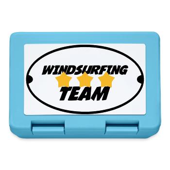 Windsurfing / Windsurfen / Planche à voile - Brotdose - Saphirblau - Vorne