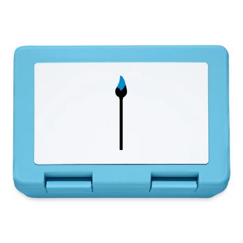 paint brush with paint - Lunchbox - sapphire blue - Front