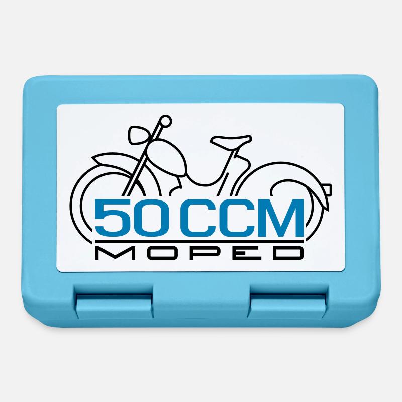 Moped SR2 50cc emblem - Lunchbox - sapphire blue