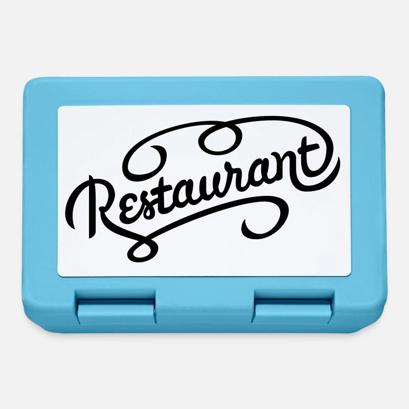 Restaurant - Boîte à goûter - bleu saphir