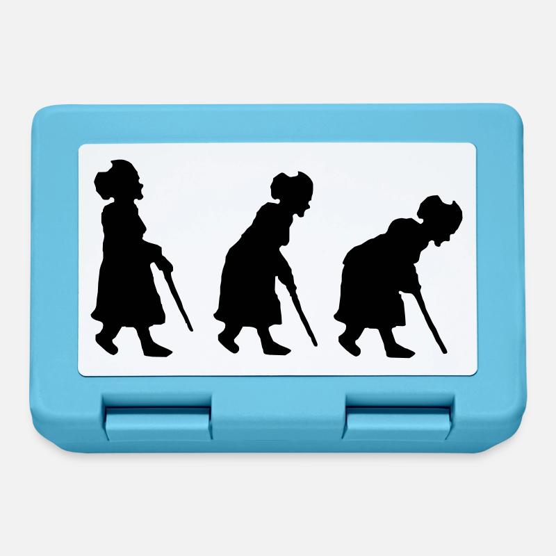 grand-maman re-évolution - Boîte à goûter - bleu saphir