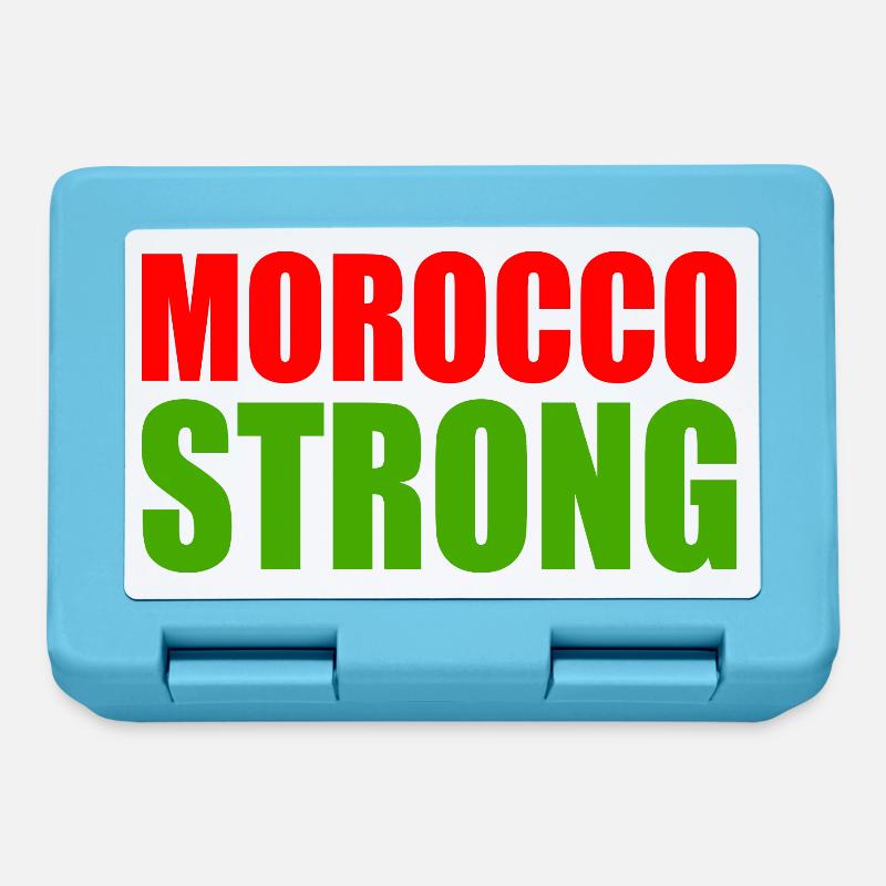 Morocco strong - Boîte à goûter - bleu saphir