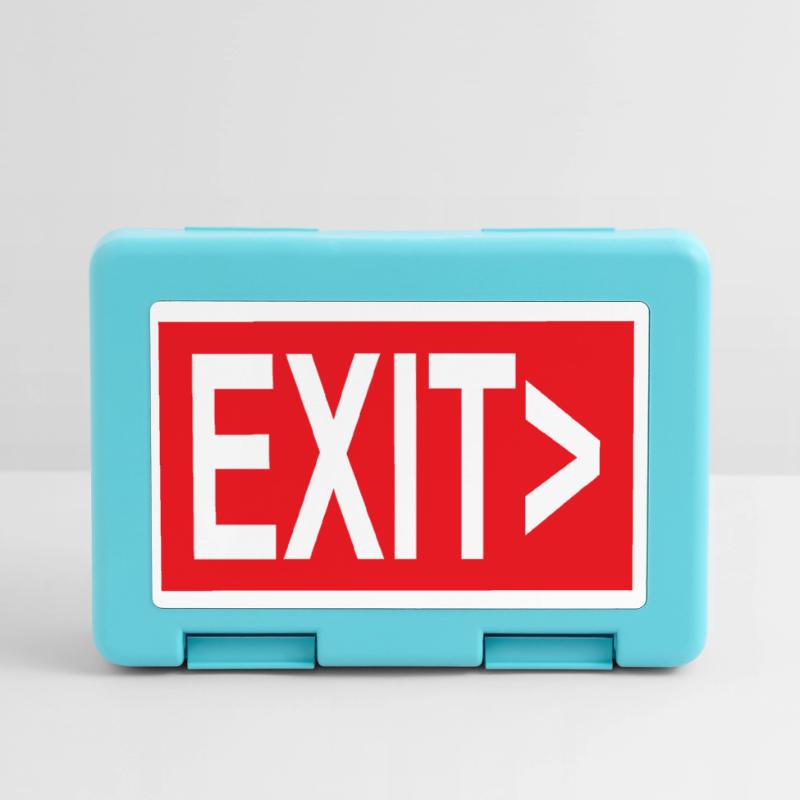 Exit / Exit / Emergency Exit Lunchbox