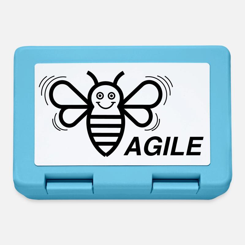 (E) Agile - Lunchbox - sapphire blue