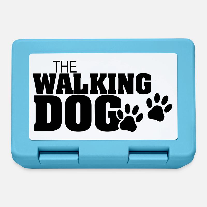 The Walking Dog - Version03 - Boîte à goûter - bleu saphir