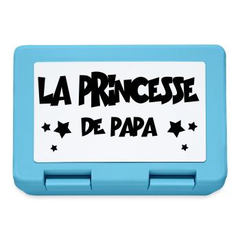 la princesse de - Boîte à goûter - bleu saphir - Devant