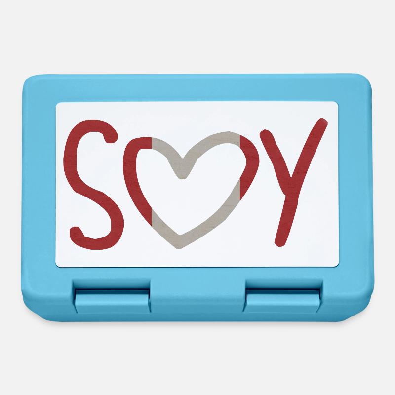 SOY PERU - Boîte à goûter - bleu saphir