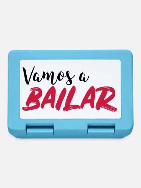 Vamos a BAILAR - Dance Shirt - Brotdose - Saphirblau