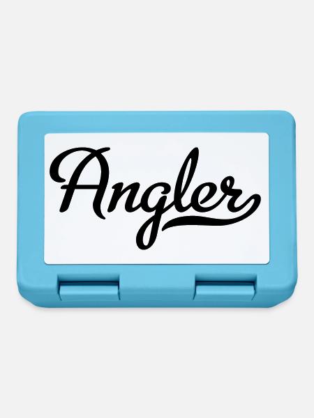 Angler - Brotdose - Saphirblau
