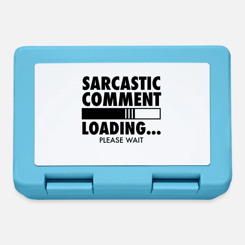 Sarcastic how - Lunchbox - sapphire blue