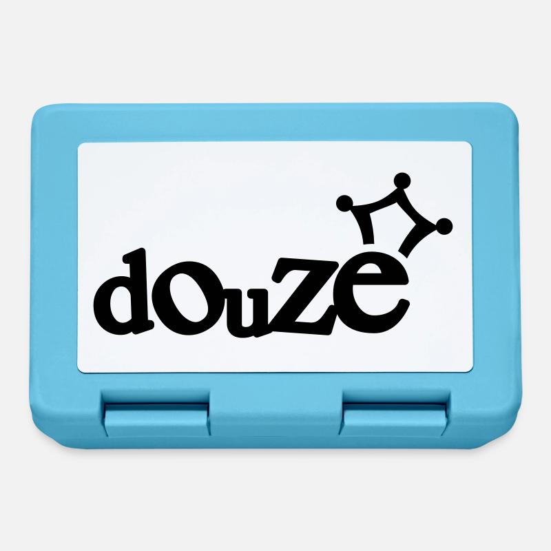 logo_douze - Boîte à goûter - bleu saphir
