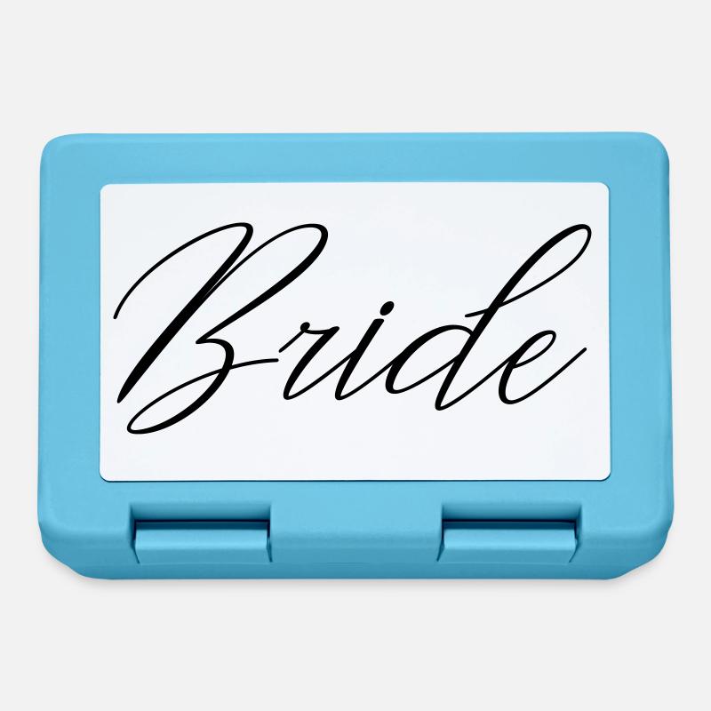 Bride - Boîte à goûter - bleu saphir