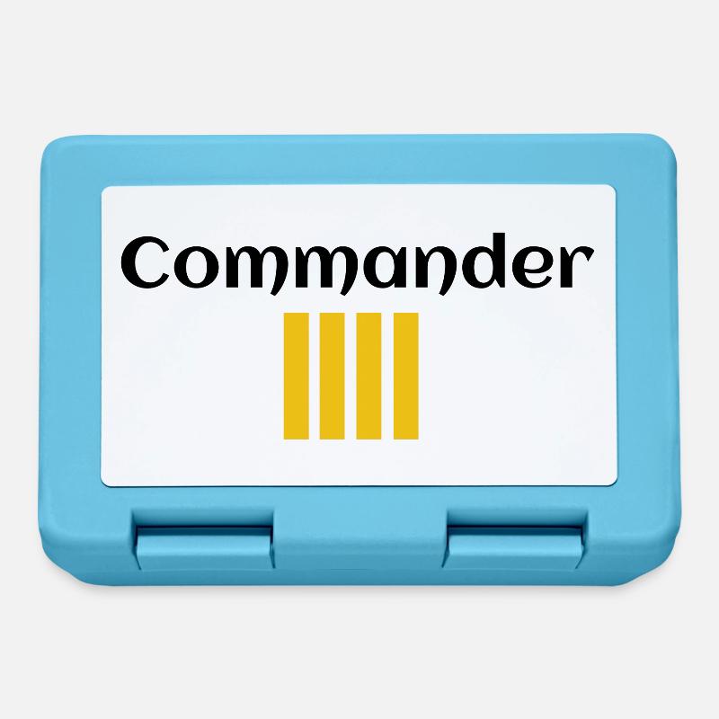 Commandant - Boîte à goûter - bleu saphir