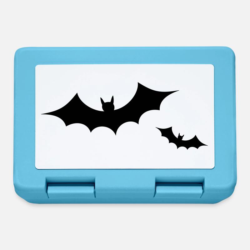 bats - Boîte à goûter - bleu saphir