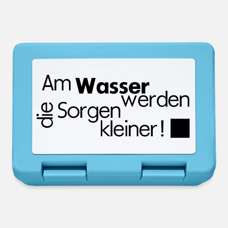 wasser - Brotdose - Saphirblau