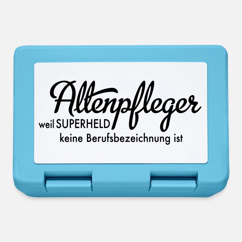 Altenpfleger - Brotdose - Saphirblau
