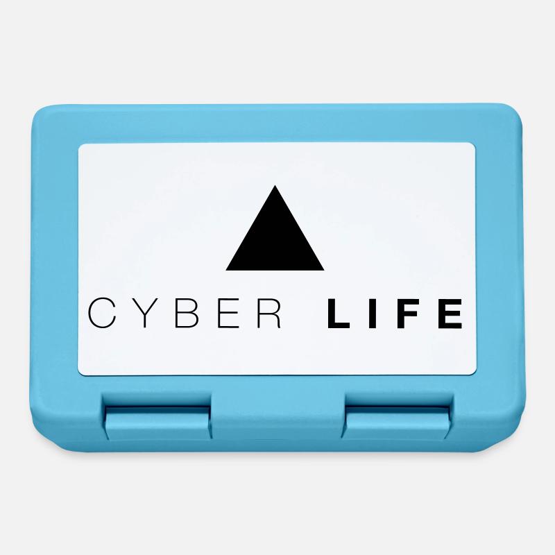 CYBERLIFE Triangle - Brotdose - Saphirblau