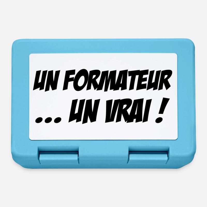 Formateur / Formatrice / Formation / Education - Boîte à goûter - bleu saphir