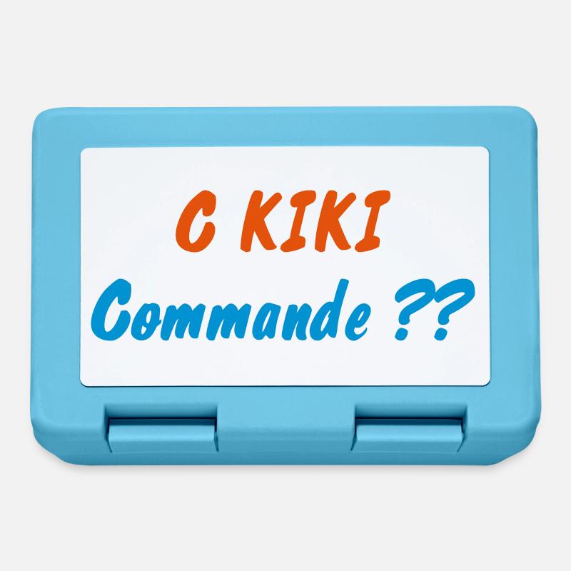 C KIKI Commande ?? - Boîte à goûter - bleu saphir