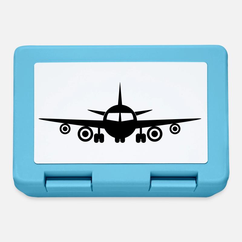 Avion - Fly - Boîte à goûter - bleu saphir