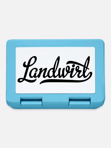 landwirt - Brotdose - Saphirblau