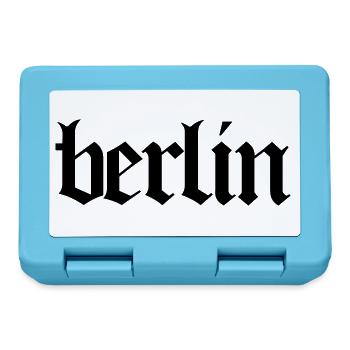 Berlin Germany Capital T-Shirt Hoodie - Lunchbox - sapphire blue - Front