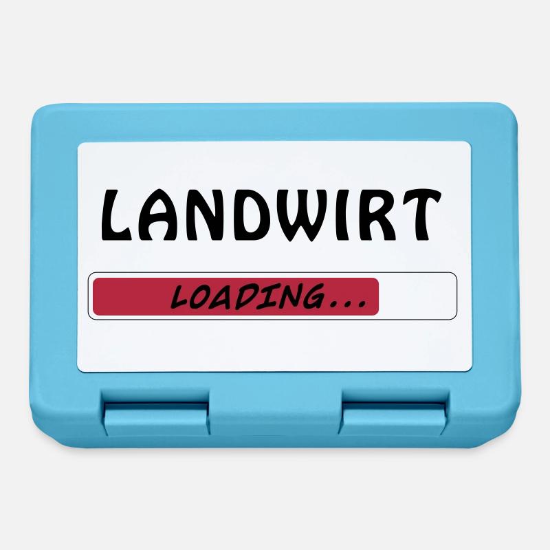 Landwirt loading - Brotdose - Saphirblau